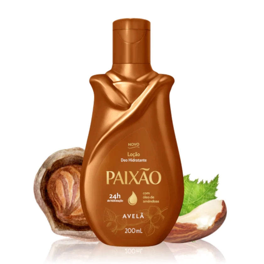 Paixão Loção Deo Hidratante Avelã (200ml)